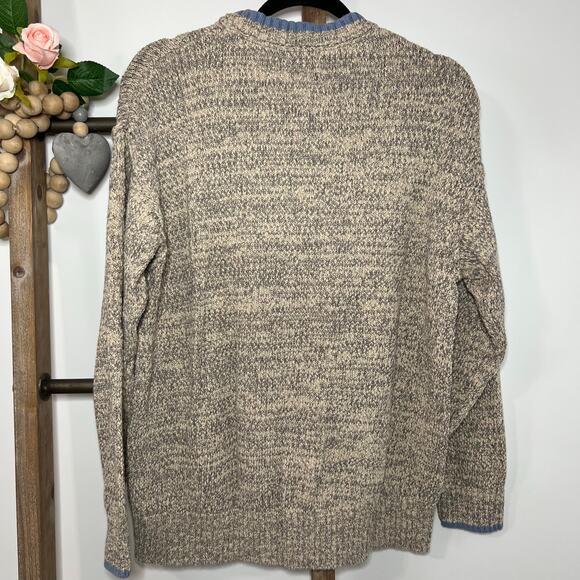 BDG Long‎ Sleeve Crew Neck Marbled Sweater Size Medium - Picture 4 of 7